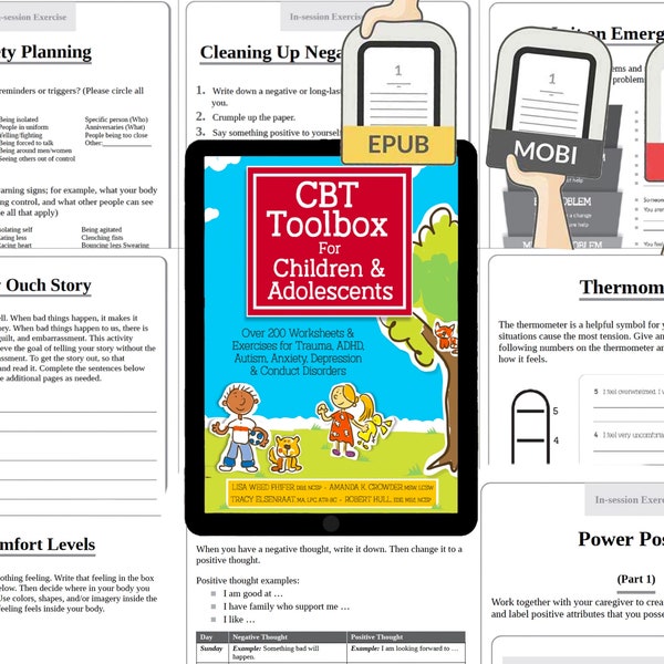 CBT Toolbox for Children and Adolescents: Over 220 Worksheets, Exercises for Trauma, ADHD, Autism, Anxiety, Depression & Conduct Disorders