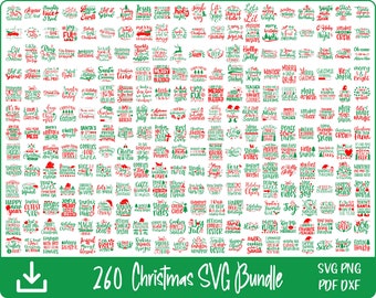Christmas SVG Bundle, Christmas Quotes, Winter SVG, Holiday SVG, Funny Christmas svg
