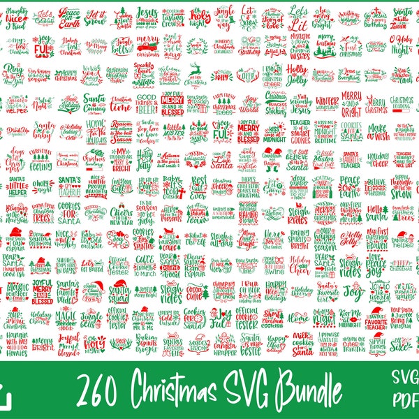 Christmas SVG Bundle, Christmas Quotes, Winter SVG, Holiday SVG, Funny Christmas svg