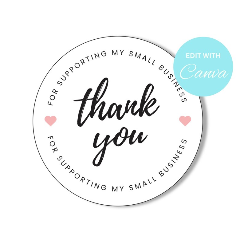 Editable Canva Label Template DIY Sticker Label Design Etsy