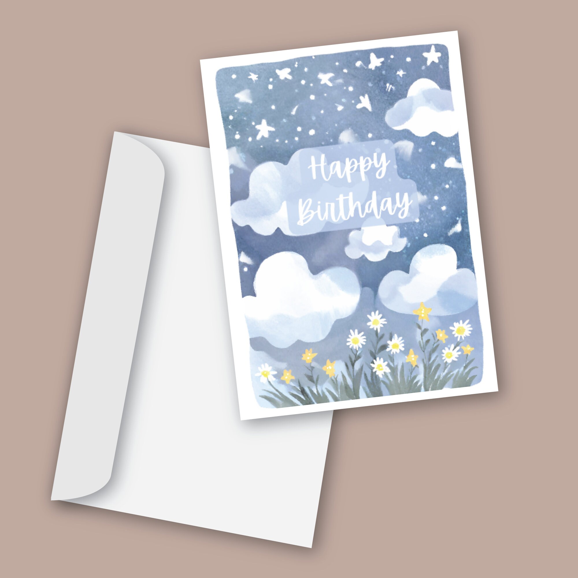 Printable Birthday Card, Happy Birthday Card, Digital Download ...