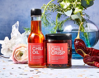 Premium Spicy Chili Crisp & Premium Spicy Chili Oil Bundle