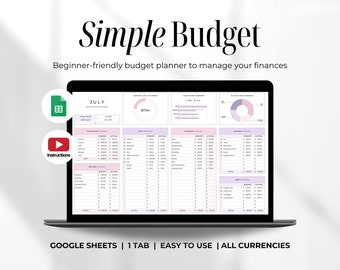 Google sheets budget spreadsheet, monthly weekly paycheck budget planner, budget template financial planner expense tracker bill tracker