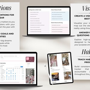 Pink That Girl Notion Template Life Planner, All in One Notion Planner Digital Planner, Aesthetic Pink Pilates and Matcha Notion Template