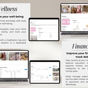 Pink That Girl Notion Template Life Planner, All in One Notion Planner Digital Planner, Aesthetic Pink Pilates and Matcha Notion Template