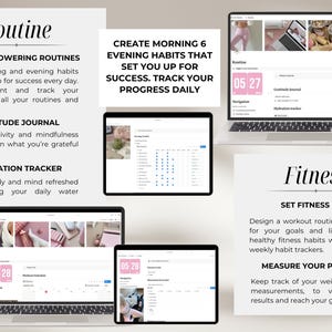 Pink That Girl Notion Template Life Planner, All in One Notion Planner Digital Planner, Aesthetic Pink Pilates and Matcha Notion Template