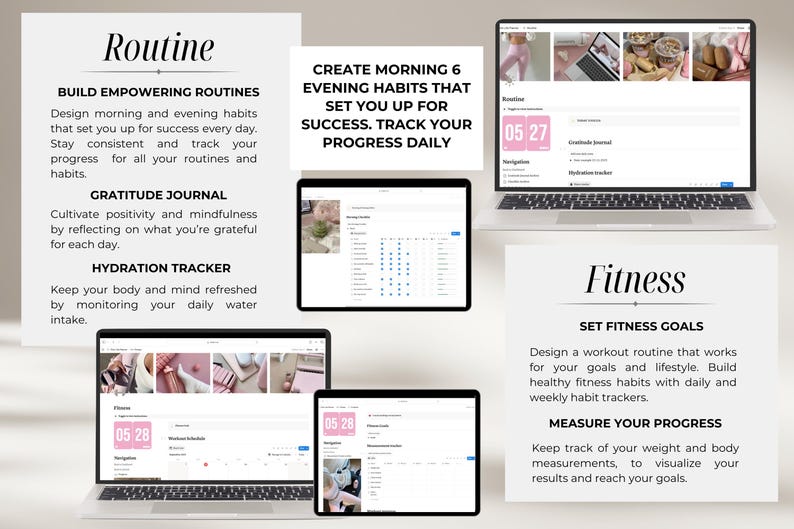 2026 Pink That Girl Notion Life Planner Template - Etsy