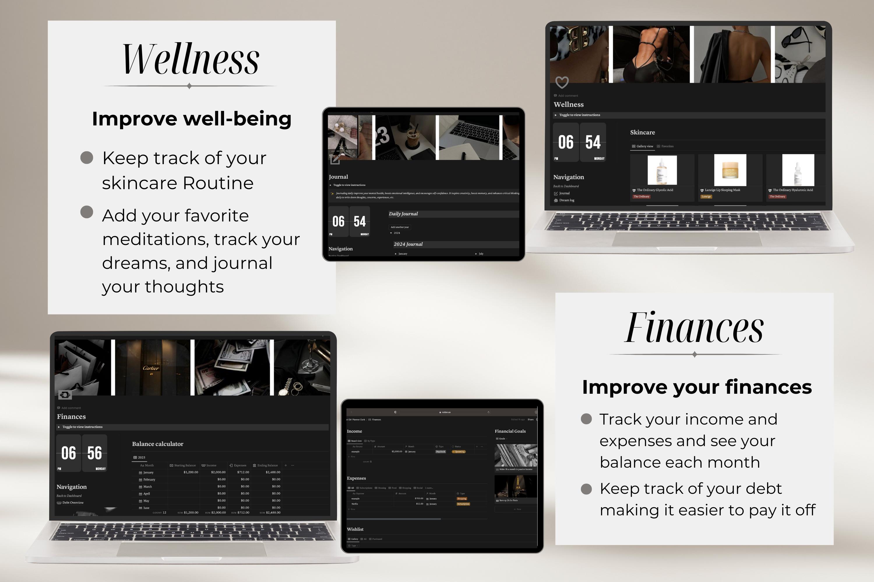 2025 Notion Life Planner Template Notion Planner for 2025 All in One ...