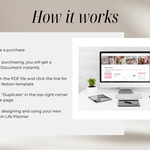 Pink That Girl Notion Template Life Planner, All in One Notion Planner Digital Planner, Aesthetic Pink Pilates and Matcha Notion Template