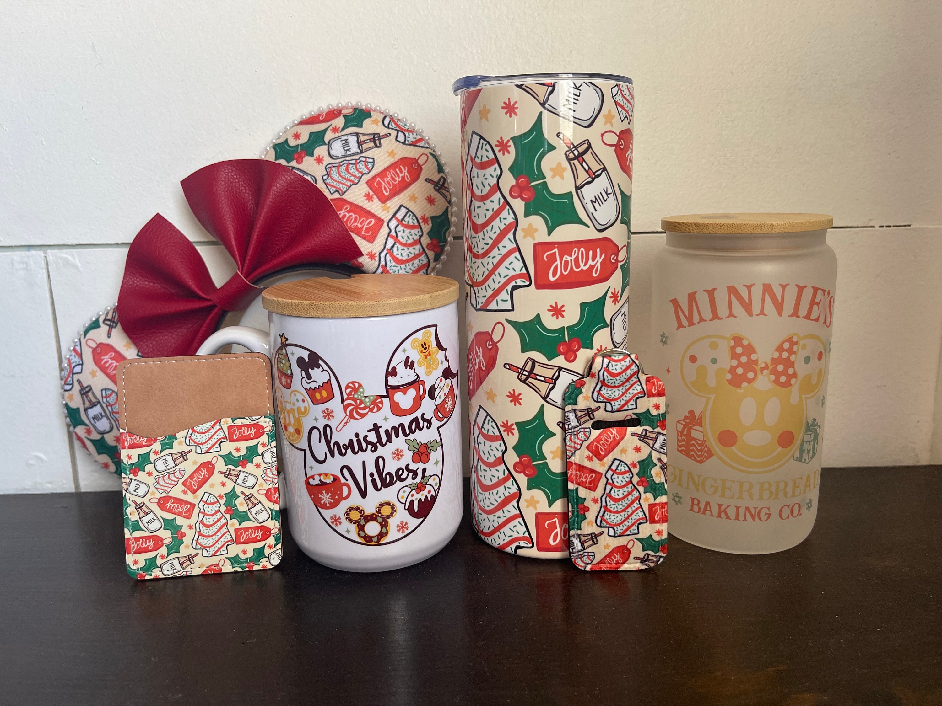 Christmas tree cake inspired set