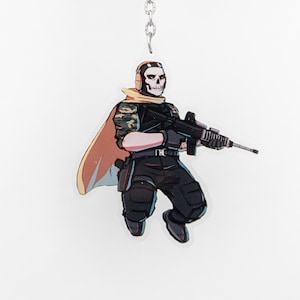 Simon "Ghost" Riley - Call of Duty charm / keychain