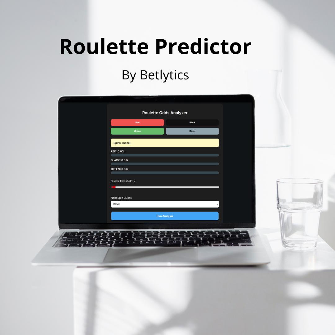 Roulette Predictor and Odds Analyzer for Casino Strategy and Spin Tracking