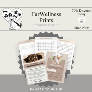 Ultimate Pet Care Bundle: Homemade Treats | Responsibility Tracker | Pet Comprehensive Guide
