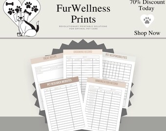 All-in-One Pet Care Bundle: Track, Plan, and Nurture Your Furry Friend