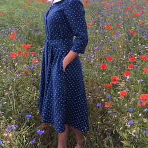 Natural Elegance Linen Knit Dress
