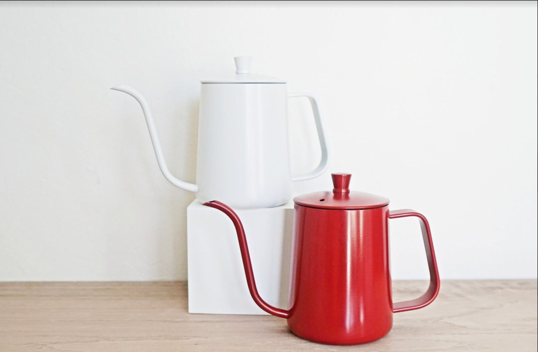 VANILLA BEAN Steel Kettle Pour Over Kettle Stovetop Kettle Etsy