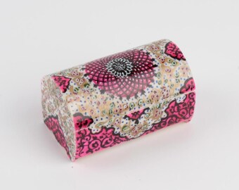 Handmade Camel Bone Trinket Box: Persian Miniature Art Jewelry Box