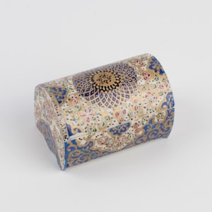 Handmade Camel Bone Trinket Box: Persian Miniature Art Jewelry Box 3