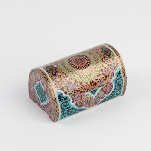 Handmade Camel Bone Trinket Box: Persian Miniature Art Jewelry Box 8