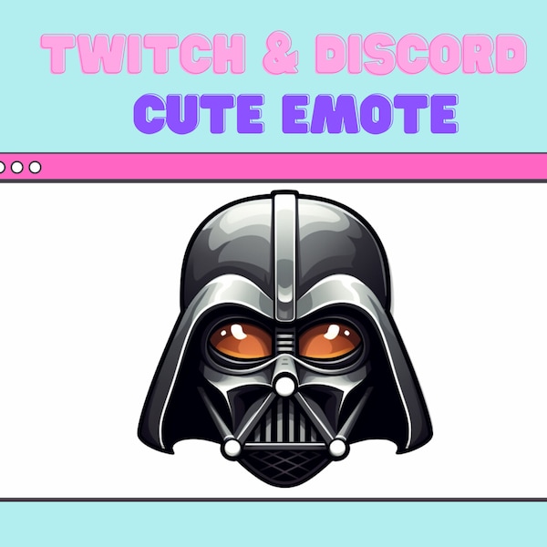 Darth Vader | Star Wars Inspired | Cute twitch/discord emote | Starwars