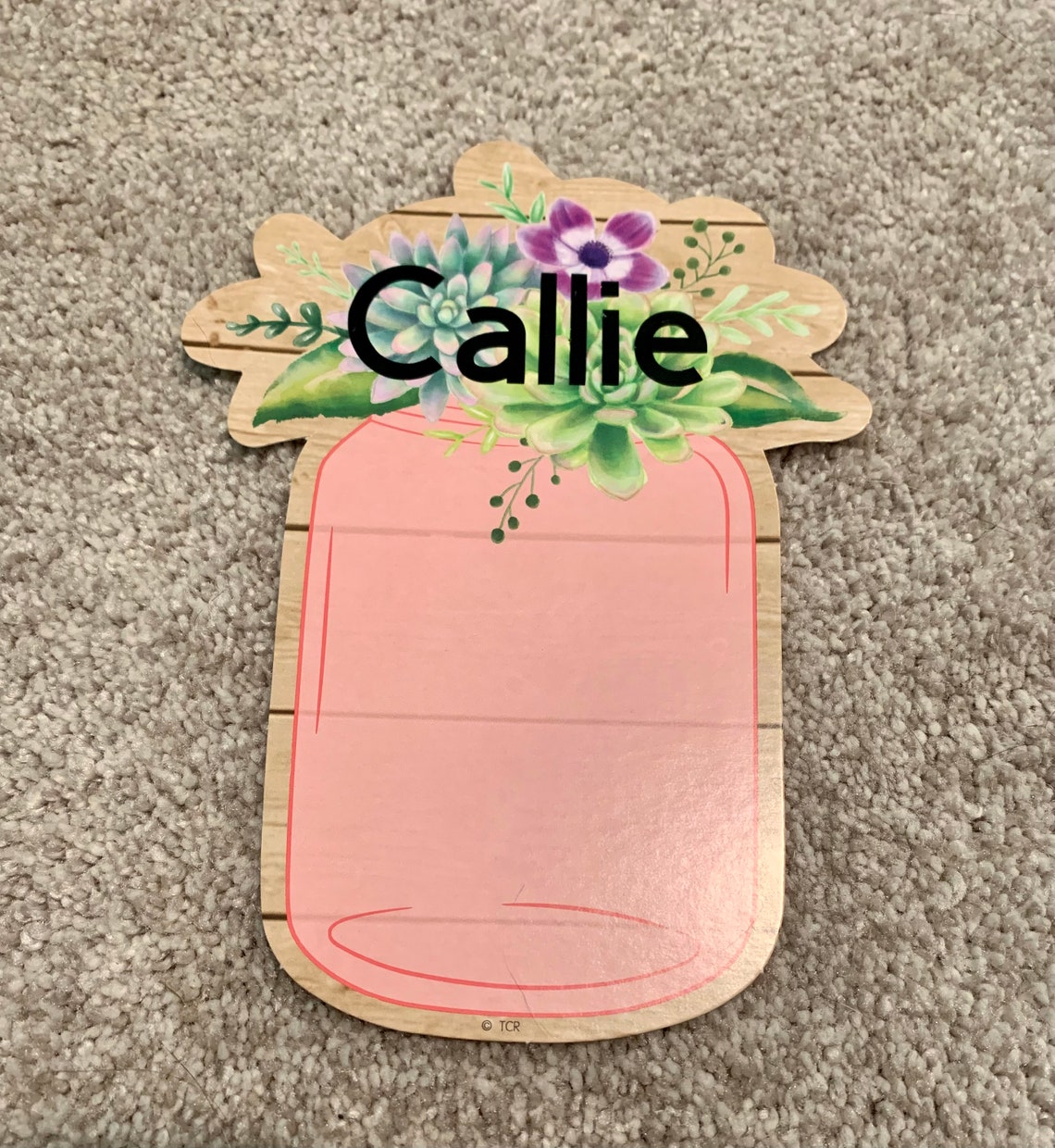 Custom Mason Jar Bulletin Board Name Labels Etsy