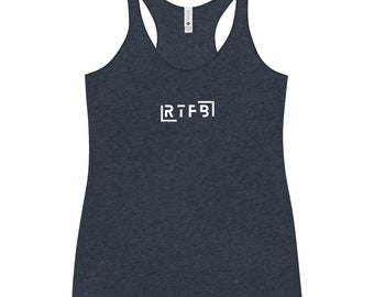 Camiseta sin mangas RTFB con espalda cruzada para mujer