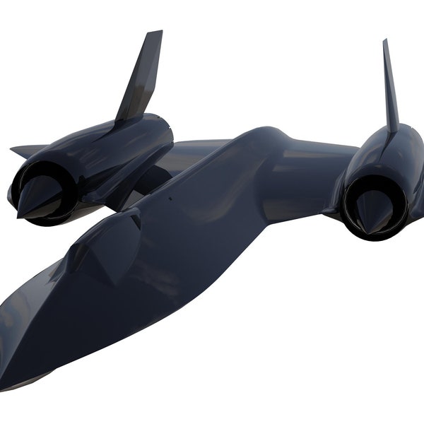 SR71 Blackbird STL files EASY to 3D PRINT