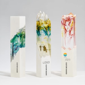 Custom Award, Add Logo, Free Design, Employee Award, Achievement Award, Business Award, Appreciation Gift, Jade Trophy
