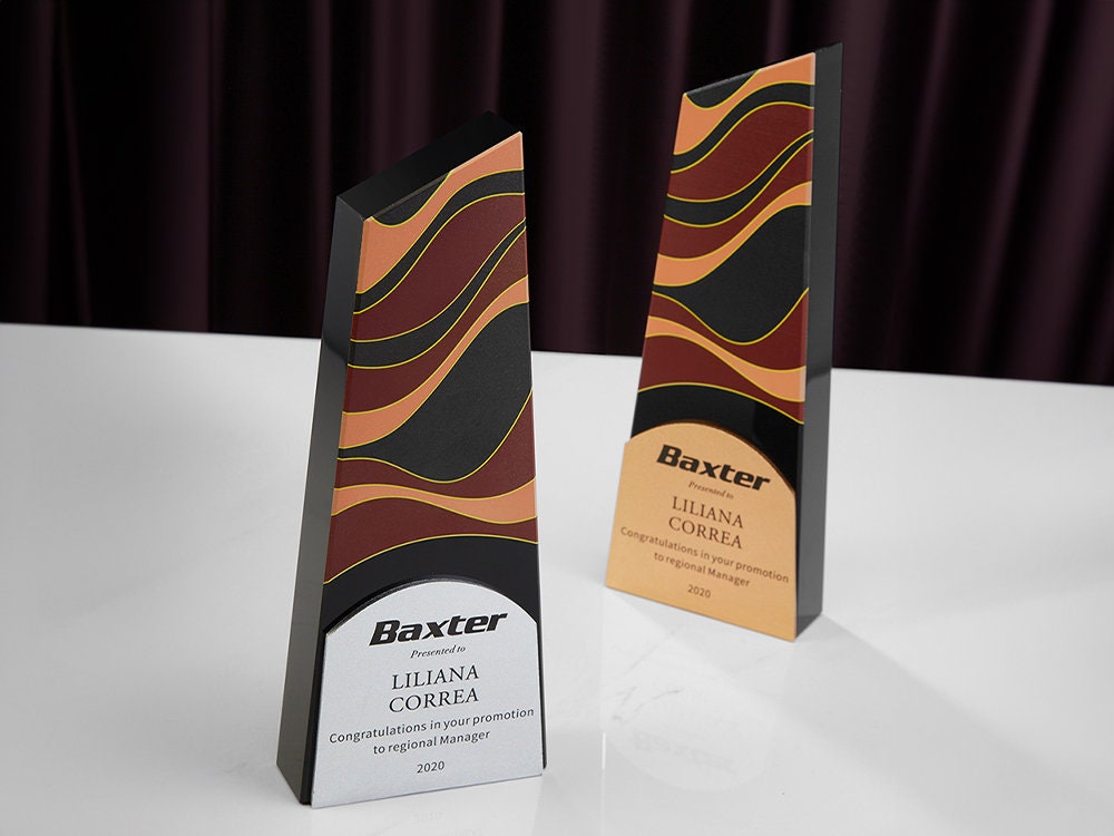 Custom Trophy, Add Logo, Free Typography, Employee Award, Achievement ...