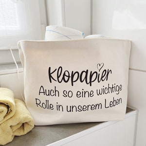 Klorollenhalter Utensilo für dein Toilettenpapier Klopapier wichtige Rolle in unserem Leben für dein Bad oder Gästeklo Bild 1