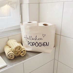 Toilet roll holder Utensilo Hello pop holes for your toilet paper Toilet paper for your bathroom or guest toilet image 5