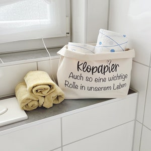 Klorollenhalter Utensilo für dein Toilettenpapier Klopapier wichtige Rolle in unserem Leben für dein Bad oder Gästeklo Bild 5