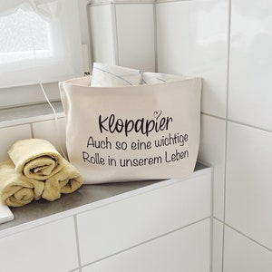 Klorollenhalter Utensilo für dein Toilettenpapier Klopapier wichtige Rolle in unserem Leben für dein Bad oder Gästeklo Bild 2