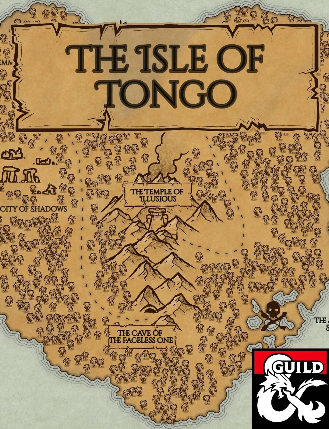 The Isle of Tongo Map Pack Etsy