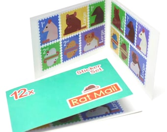 RAT MAIL Stempel Buch - Inspiriert von Stickern