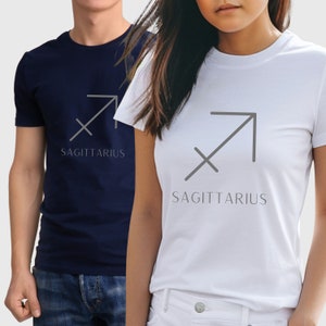 Sagittarius Shirt, Sagittarius Zodiac Tee, Zodiac Shirt, Birthday Gift, Sagittarius Gift, , Unisex, Graphic tees