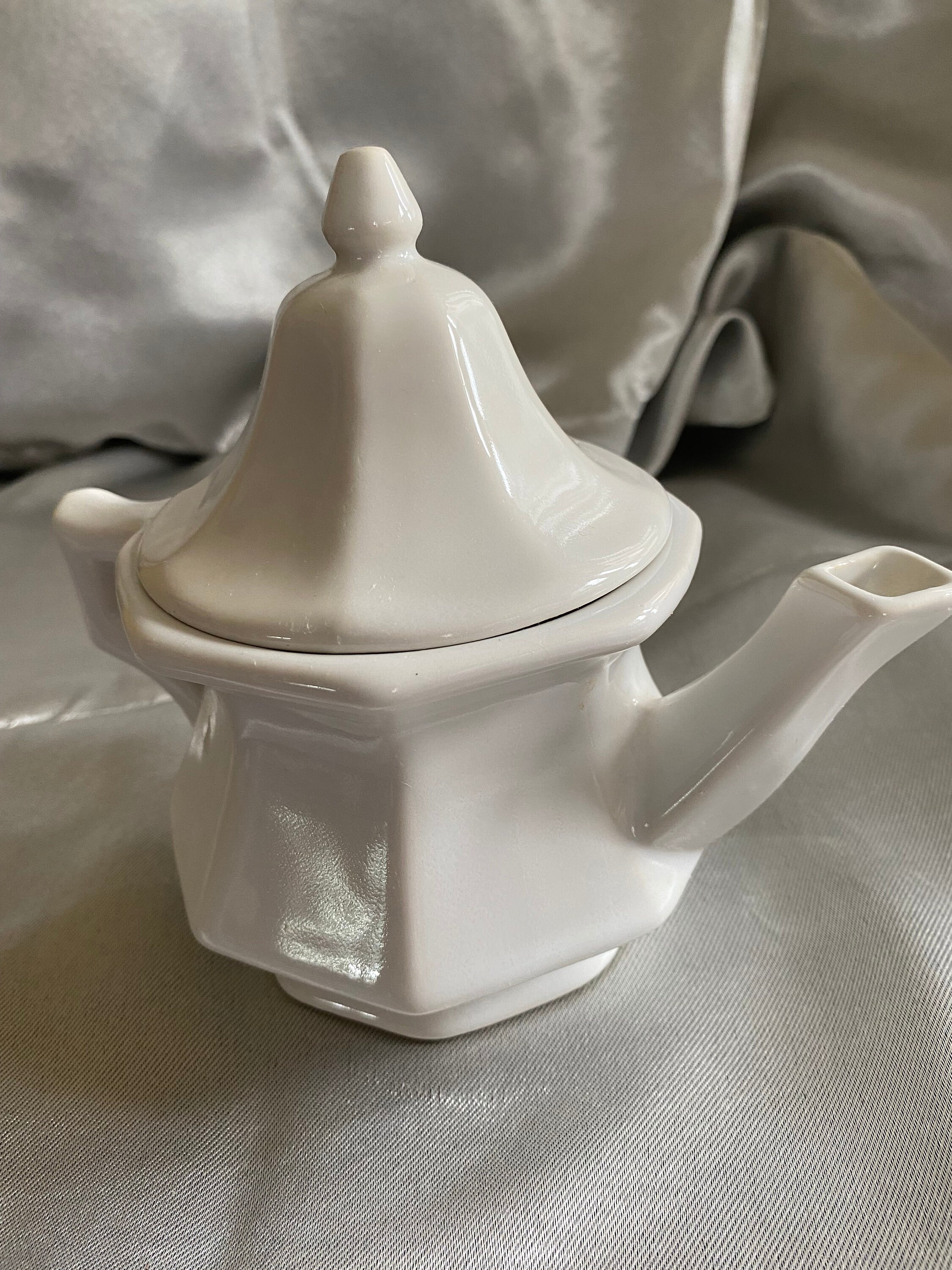 Avon Teapot With Blue Flowers Etsy