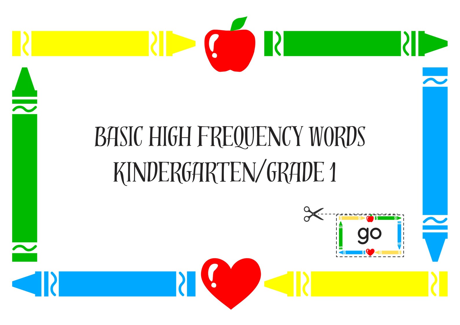 Printable Sight Words, Printable Flash Cards, Teacher, Kindergarten ...