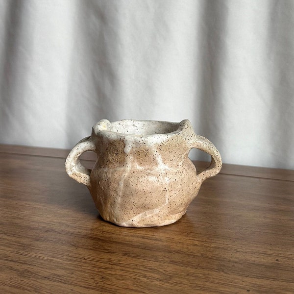 Small Unique Handmade Pottery Vessel
