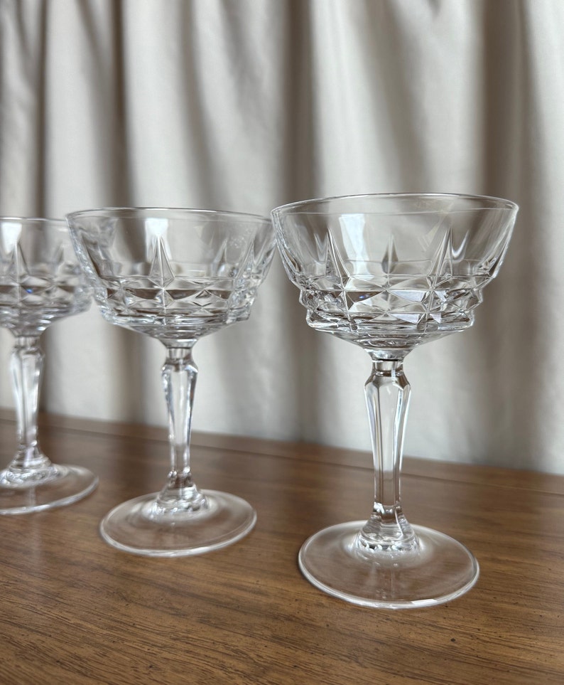 Cristal D'arques Champagne Tall Stemware Glasses Etsy