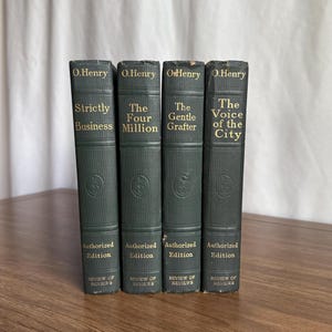 Lot de 4 livres d&#39;histoires anciens O. Henry