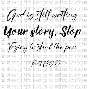 God is still writing your story