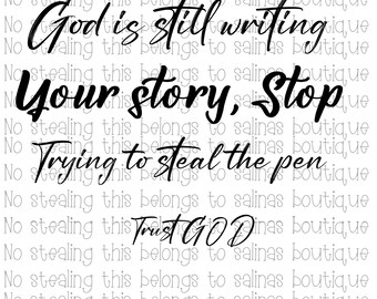God is still writing your story