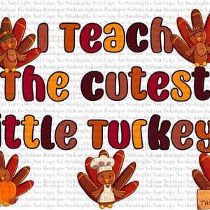 Thanksgiving turkeys teacher