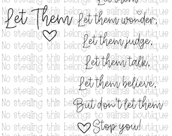 Let them front and back png