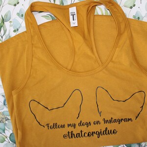 Instagram Username Tank/Tshirt