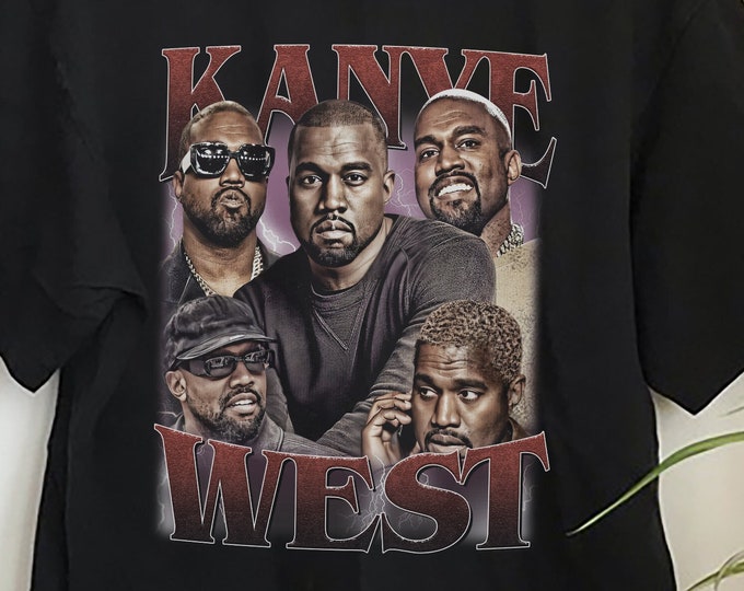 Limited Kanye West Vintage T-Shirt, Kanye West Style Rappers Hiphop Music Album Concert Tour ,Gift For Women and Man Unisex T-Shirt