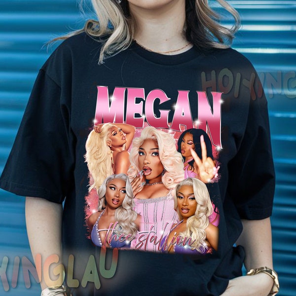 Limited Megan Thee Stallion Shirt, Vintage Megan Thee Stallion 90s Shirt, Rapper Megan Thee Stallion Bootleg Shirt,Retro Megan Shirt For Fan