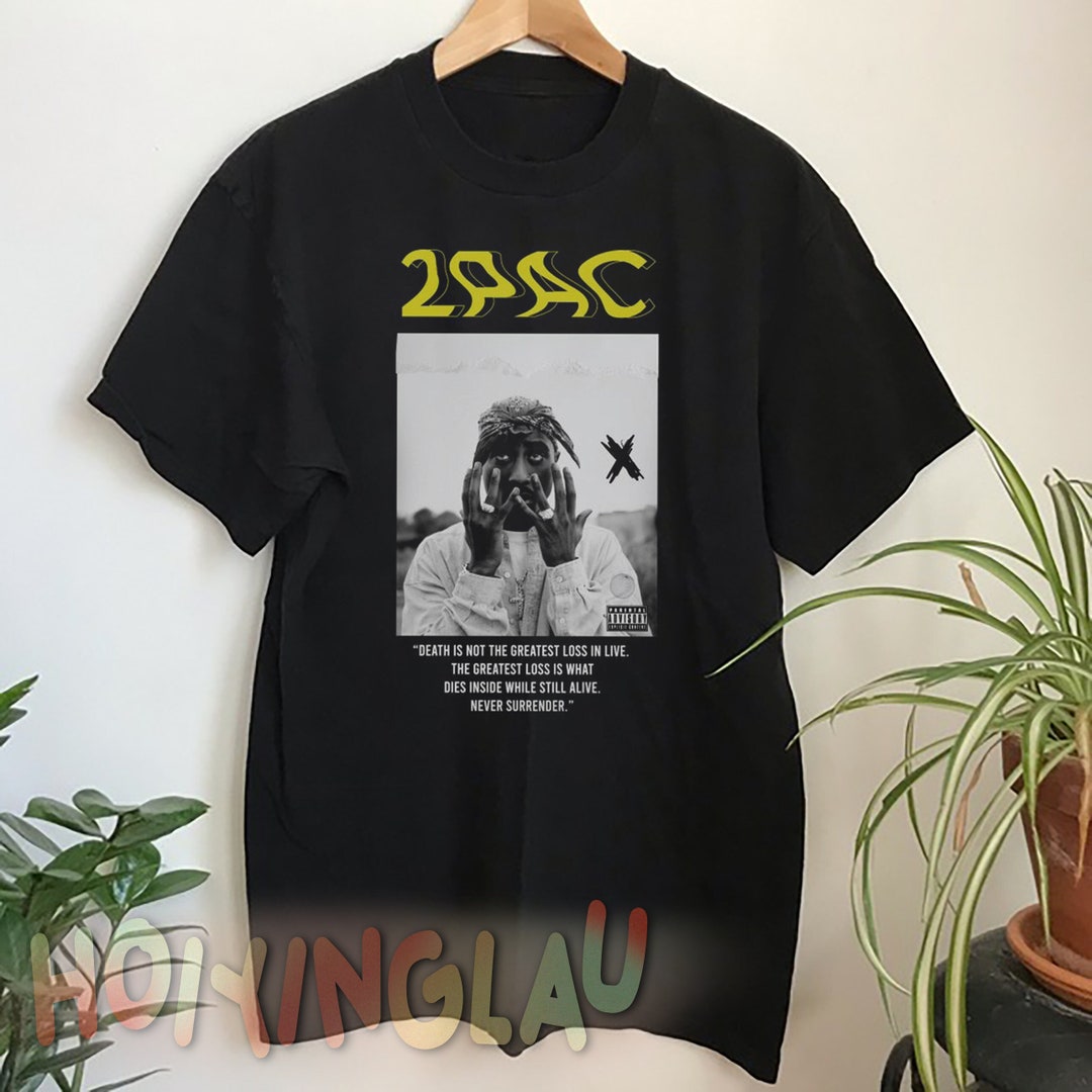 2pac Tupac Shakur T-shirt, Vintage 2pac Rapper Hip Hop Legends Shirt ...