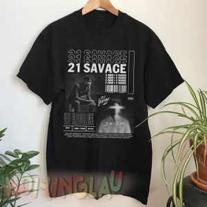 Vintage 21 Savage Shirt | 21 Savage Merch | 21 Savage - I Am  I WasPoster Graphic tee